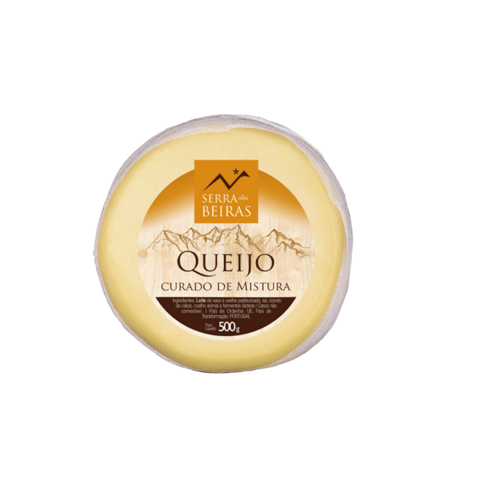 Queijo Curado Mistura Serra Beiras 500g