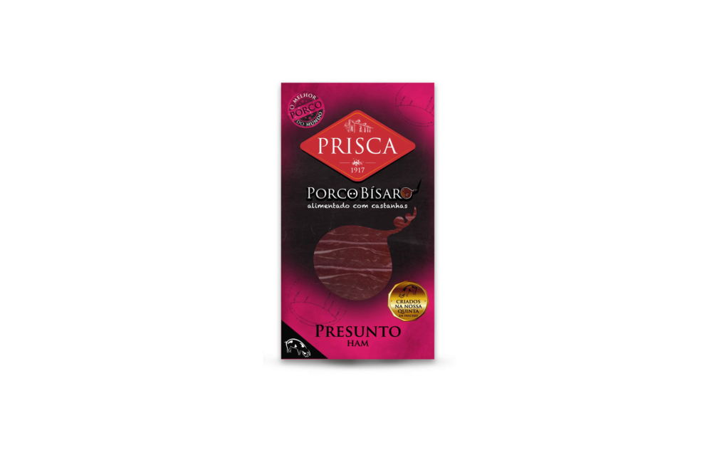 Presunto Fatiado Porco Bísaro Prisca 80g Presunto Porco Bísaro Fat. 80gr