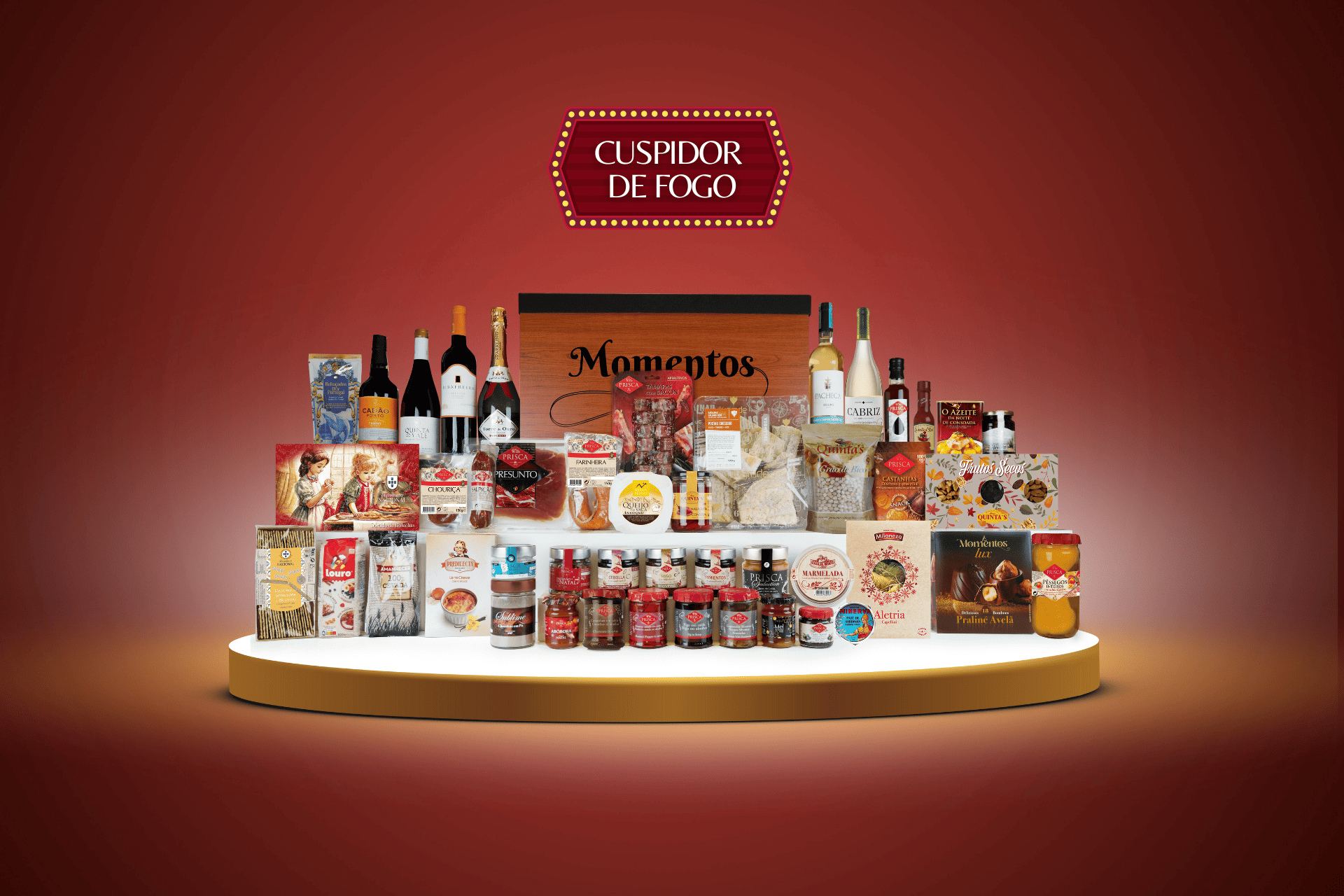 Cabaz de Natal Cuspidor de Fogo